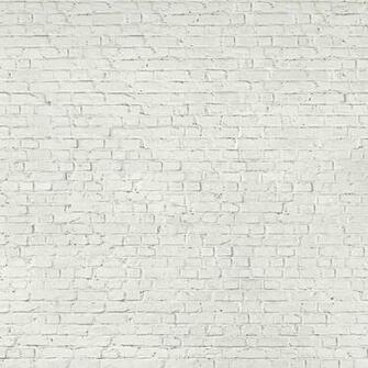 Distressed White Brick Wallpaper Mural