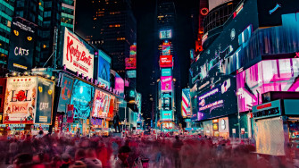 Broadway At Night Wallpaper