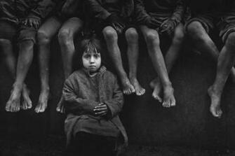 Misery Poor Grayscale Children Pedro Luis Raota Wallpaper