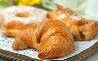 Croissant And Donut Wallpaper Image