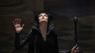 Maleficent Angelina Jolie With A Stick Wallpaper
