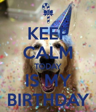 Keep Calm Today Is My BirtHDay And Carry On Image