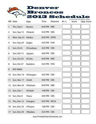 Broncos Schedule Wallpaper Background Image Hippowallpaper