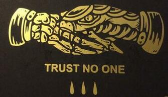 Trust No One Inch Decal Machete Premium Cuts