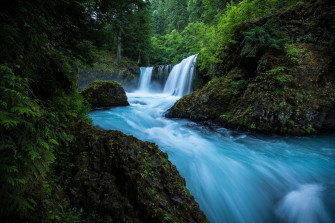 Tranquil Waterfall In 4k Ultra HD Wallpaper