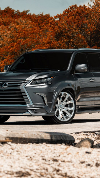 Lexus Lx Suv Black Wallpaper Lx570