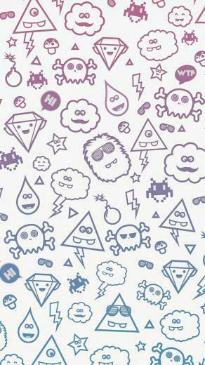 Cute Monsters iPhone5 Wallpaper