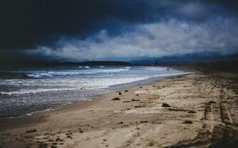 Stormy Sky Over The Ocean Wallpaper