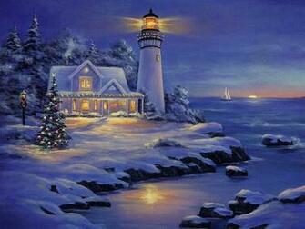 Christmas Lighthouse