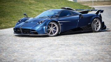 Pagani Imola Blue Carbon White Trim Interior RHD 3di5