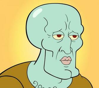 Handsome Squidward Wallpaper