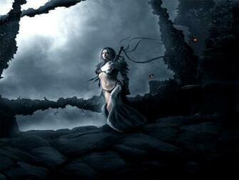Dark Warrior Wallpaper Background
