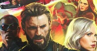 Chris Evans Is Bearded And Scarjo Silver In Avengers