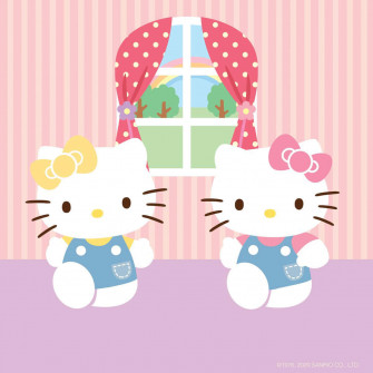 Mimmy White Enjoying A Sunny Day Outdoors Wallpaper