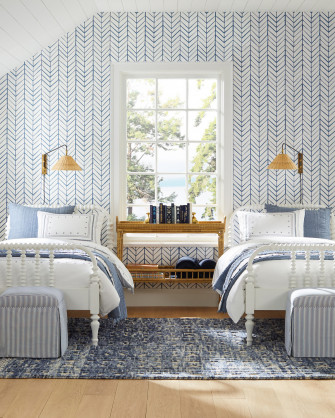 Coastal Cottage Bedroom D Cor Ideas Wallpaper