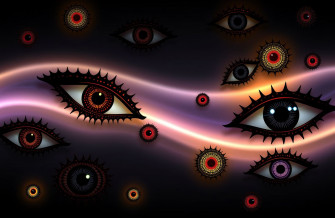 Evil Eyes Wallpaper
