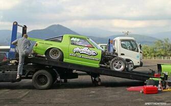 Mazda Rx Race Car Tow Truck HD Wallpaper Cars