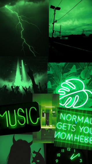 Neon Green Aesthetic Wallpaper