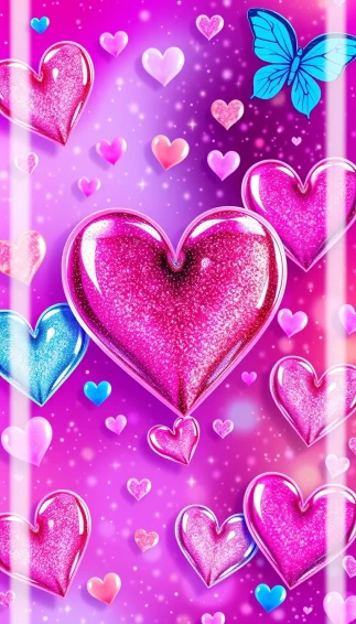 Y2k Heart Wallpaper