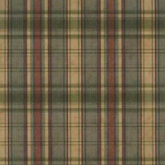 Blue Sunny Plaid Wallpaper Lodge Outdoors
