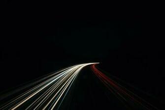 Road Turn Backlight Night Light Stock Photos Image HD