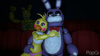 Sfm Fnaf Bonnie X Toy Chica Valentine S Day By Popgi