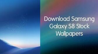 Samsung Galaxy S8 Stock Wallpaper