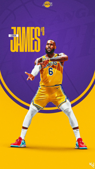 Los Angeles Lakers iPhone Wallpaper
