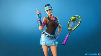 Used Racket Bang Bling Volley Girl Set Fortnite Skins Info HD