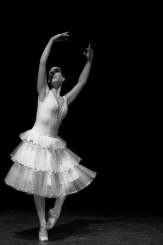 Black And White Ballet Wallpaper HD Background