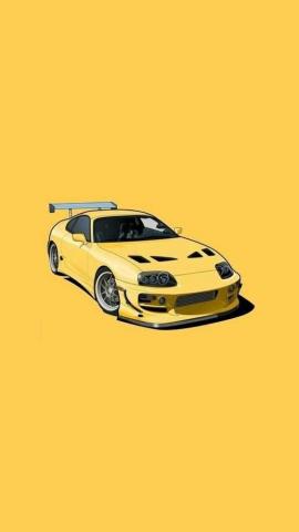 Fondo De Pantalla Car Artwork Art Cars Toyota Supra Mk4