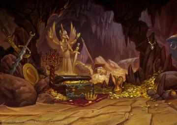 Legend Background Caves Treasure By Gugu Troll