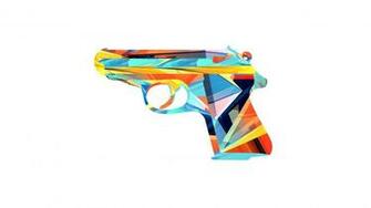 Abstract Guns Vectors Digital Art Justin Maller Wallpaper