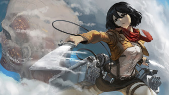 Mikasa Attack On Titan 4k Wallpaper iPhone HD Phone 3480f