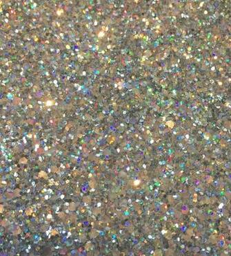 Silver Hologram Glam Glitter Wall Covering Bug
