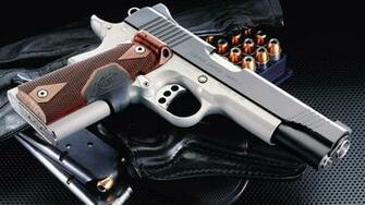 Wallpaper Kimber Custom Crimson Carry Ii Gun Guns Holsters Ammo