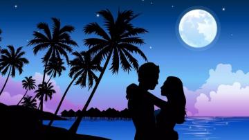 Good Night Love Couple Image