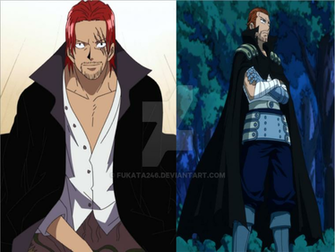 Shanks Vs Gildarts Clive By Fukata246