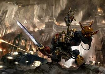 Warhammer 40k Dreadnought Art Artwork Black Templars