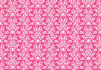 Hot Pink And Black Swirl Background Damask Dark White