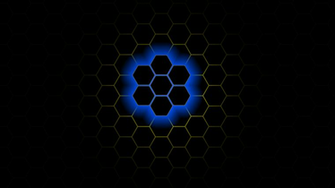 Blue Honeycomb Pattern Wallpaper Wide HD