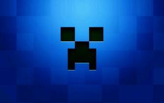 Free download minecraft creeper desktop wallpapers blue minecraft ...