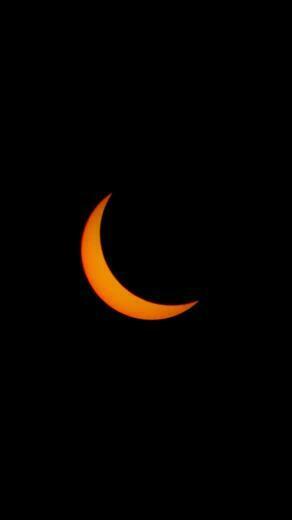 Wallpaper Crescent Moon Sky Night iPhone