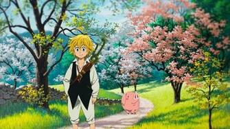 Wallpaper Nanatsu No Taizai Meliodas Hawk Walking
