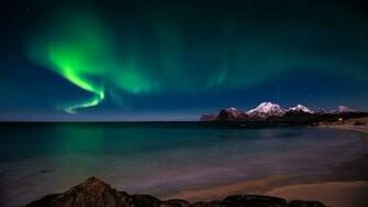 HD 4k Ultra Night Luz Aurora Borealis Fondo De Pantalla
