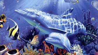 Underwater World Beautiful Colours HD Wallpaper Unique