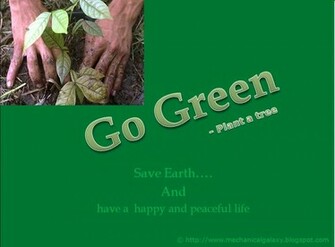 Go Green Wallpaper Tree