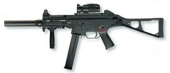 Guns Weapons Heckler And Koch 45acp Ump Smg Aimpoint