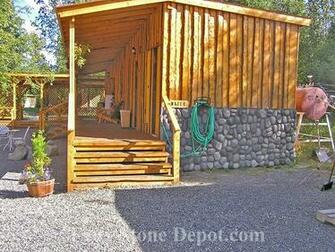 Faux River Rock Panels Traditional Vancouver By Stone Depot