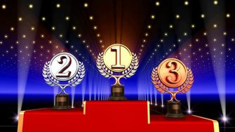 Podium Prize Trophy Cc3 HD Motion Background Storyblocks Video